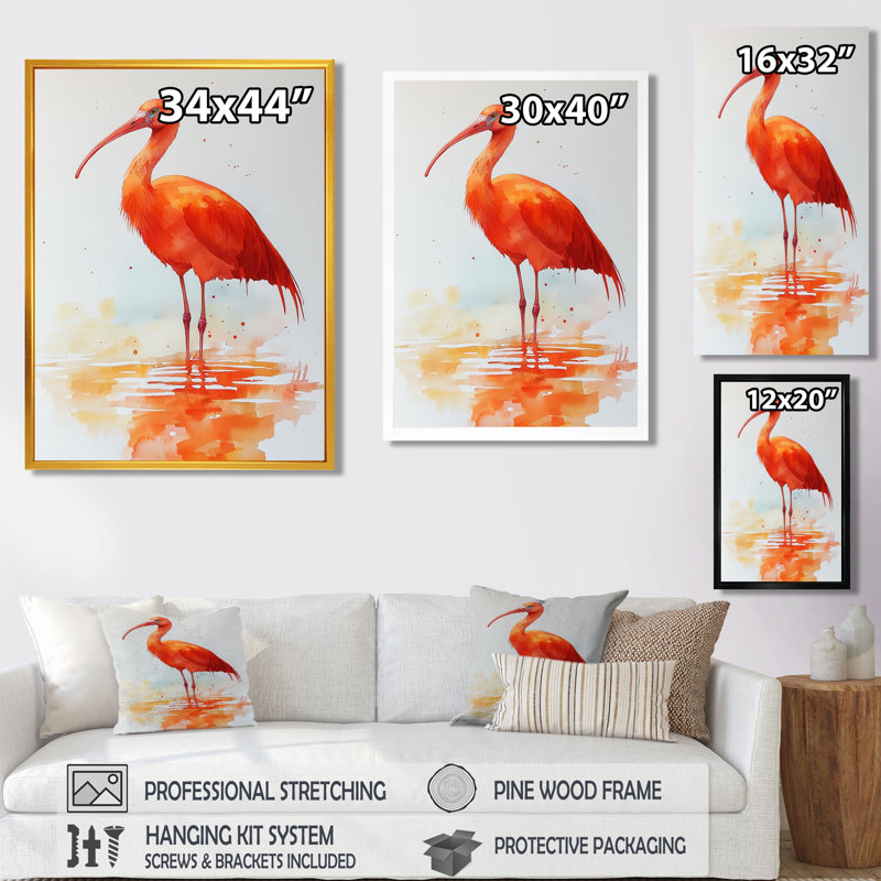 Aubreyona - Animals Wall Decor, H 32 po x l 24 po, Reproduction encadrée sans passe-partout, Blanc