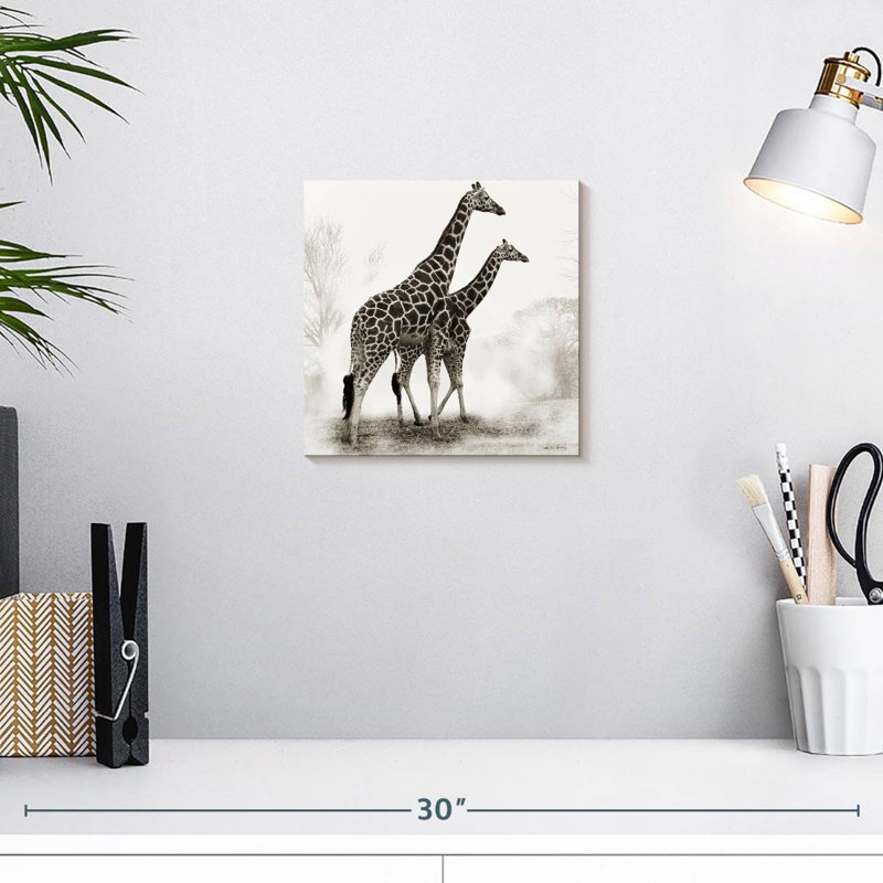 Brampt Wandering Giraffe, 10" H x 10" W
