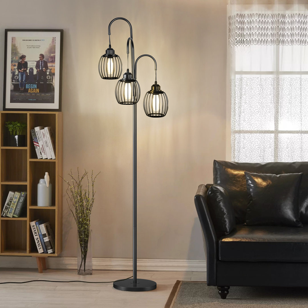 Jazib 69'' Dimmable Tree Floor Lamp For Living Room Williston Forge