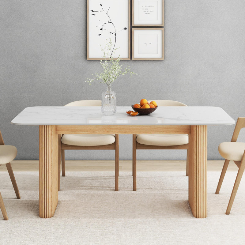 Houke Modern Rectangular Dining Table Conference Tables