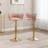 Cvetil Swivel Upholstered Adjustable Height Counter Stool with Metal Frame-2065443449-2063107744