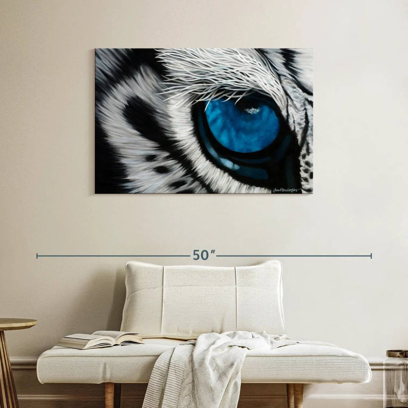 Brampt Blue Tiger Eye, 26" H x 39" W
