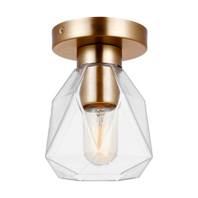 Plafonnier semi-encastré 1 lumière 6 po Maegan