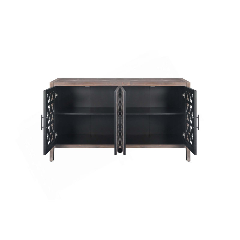 Armoire antique Hollow, Brun antique