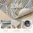 Geometric Abstract Non-Slip Washable Kitchen Mats