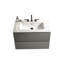 Meuble-lavabo mural de 30 po avec lavabo en céramique et trois trous de robinet, grand meuble-lavabo flottant avec rangement pour salle de bain moderne, pré-assemblé-151943130-151943131