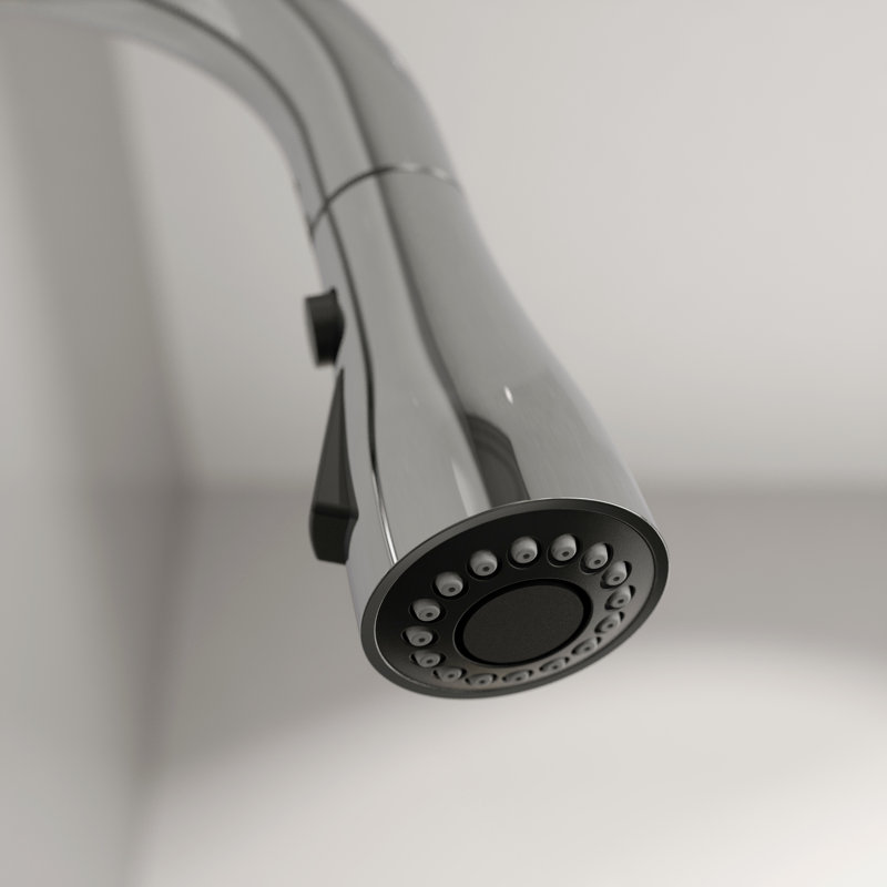 Keeney Pull Down Touchless Kitchen Faucet, Polished Chrome
