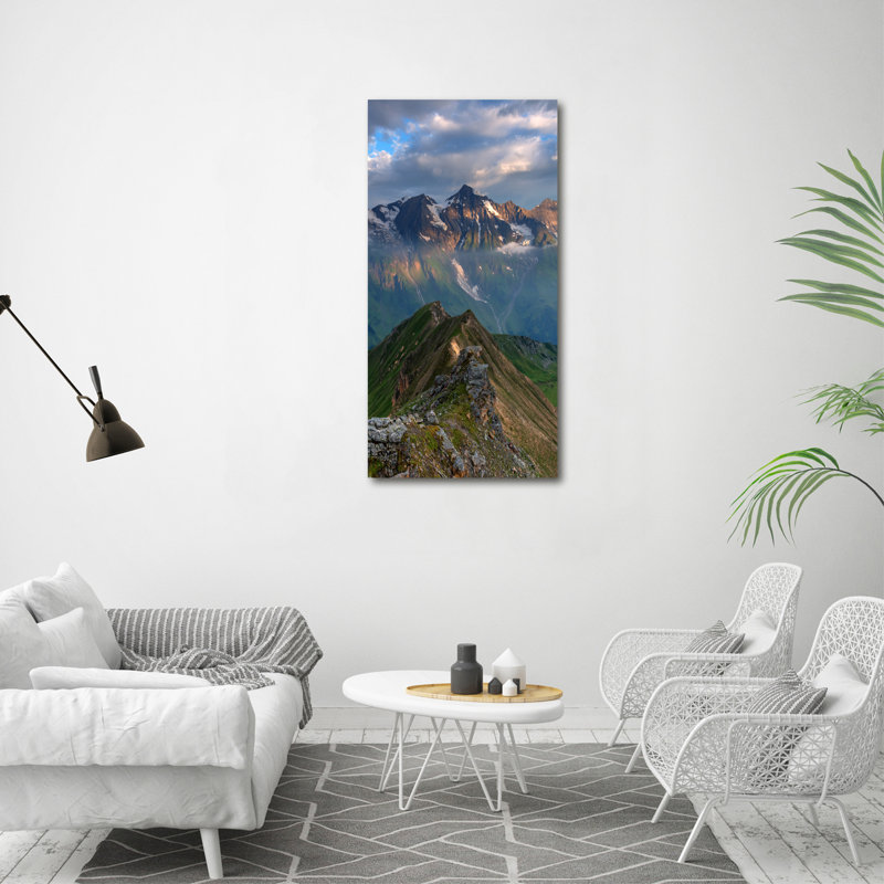 Mountain Peaks - Wrapped Canvas Print