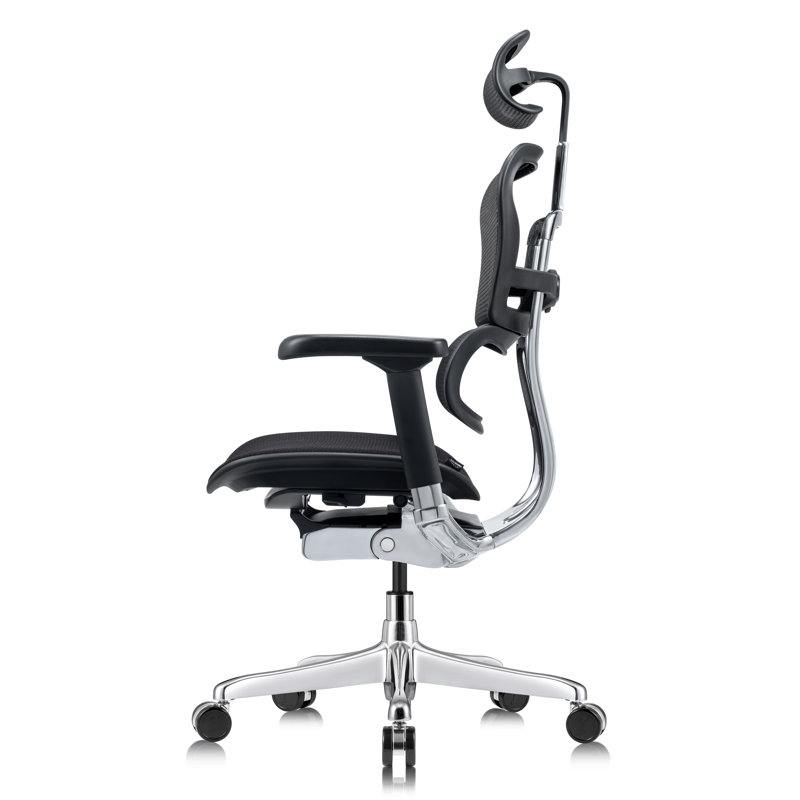 Tempur-Pedic Ergohuman GEN2 Hi Back Ergonomic Office Chair with Tempur-Pedic Seat, Synchro-Tilt, Adjustable Headrest, Arm Height Adjustment