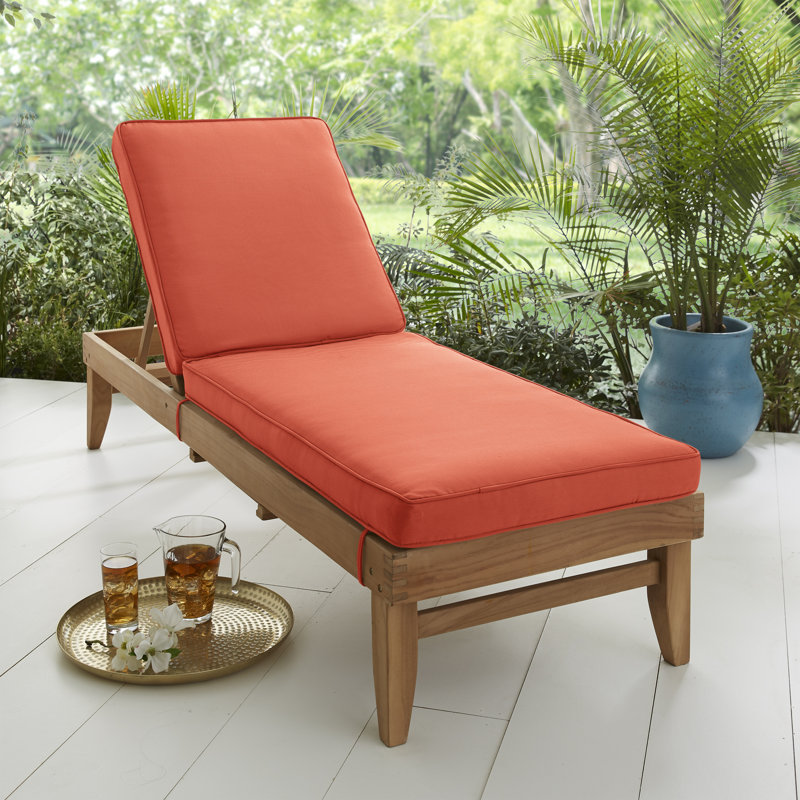 Coussin de siège / dossier d'extérieur Sunbrella, Toile Sunbrella® melon, H 3 po x l 25 po x P 79 po