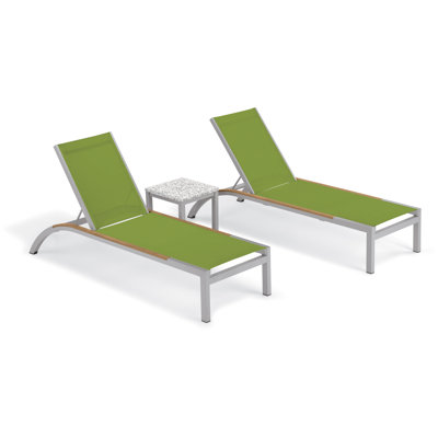 Argento And Travira Outdoor Chaise Lounge