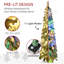 Arbre de Noël artificiel pré-éclairé-107289511