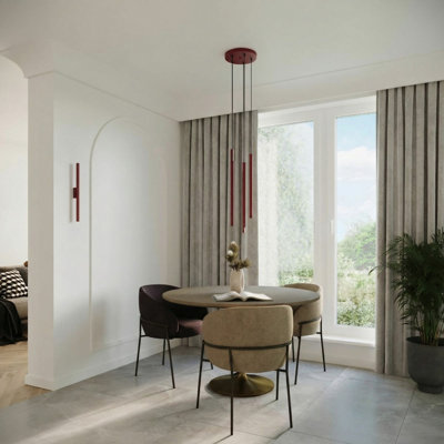 Steel Flush Mounted Sconce