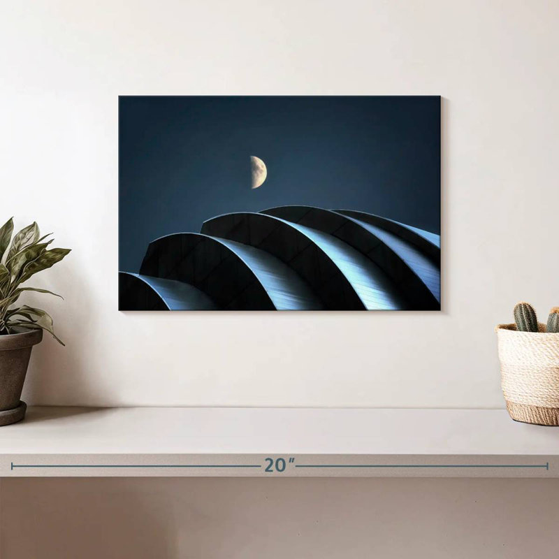 Nicci Moon Over Kaufmann Center, 24" H x 36" W