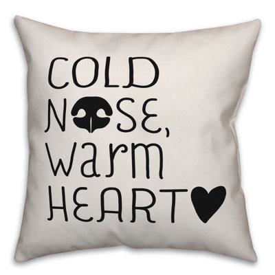  Coussin Cold Nose, Warm Heart