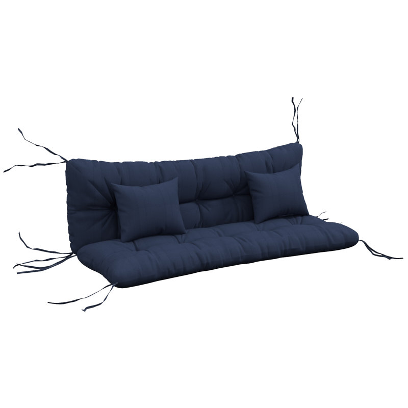 Coussin de siège / dossier d'extérieur 1 pièce Arlmont & Co., Bleu