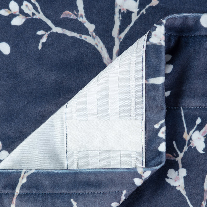 Paire de rideaux obscurcissant à motif floral Esprit, l 52 po x L 108 po