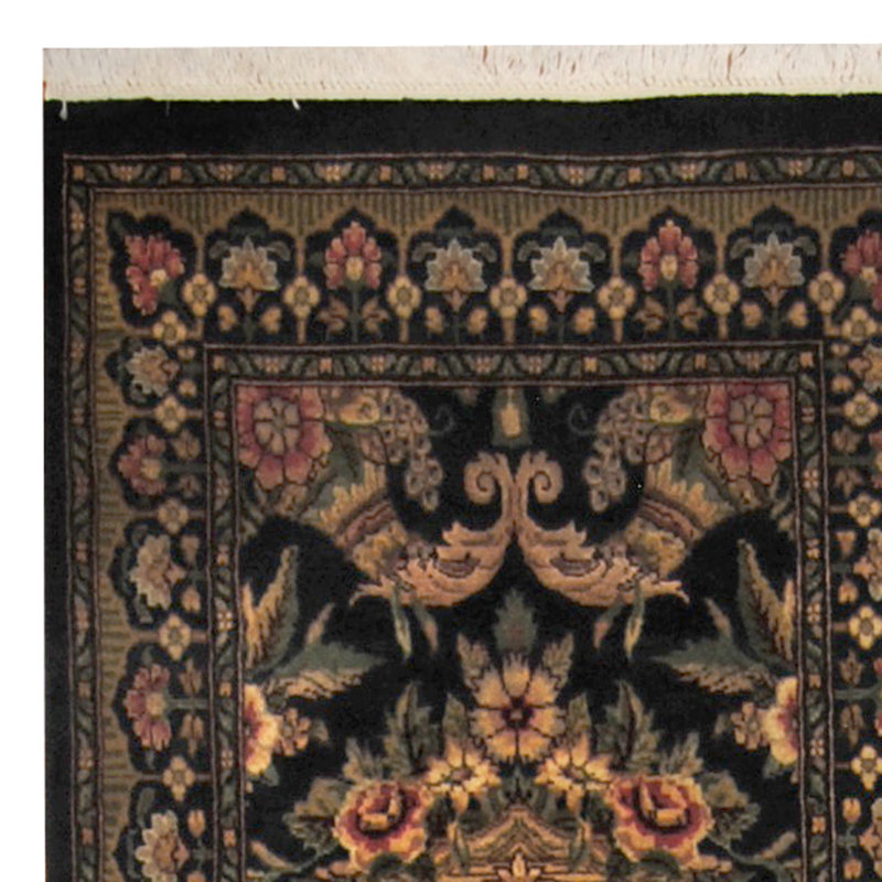 Chemin de table Tabriz en laine fabriqué à la main Francee (Pakistan) 2 pi 6 po x 11 pi 6 po Francee