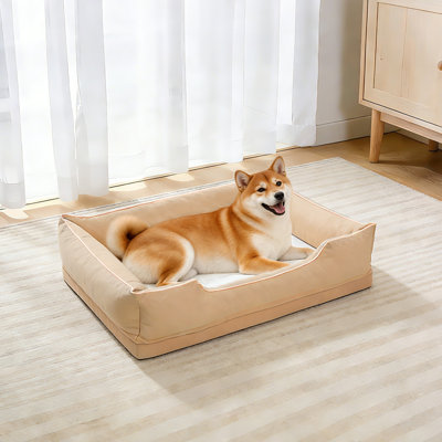 5 lits pour chien orthopédiques imperméables avec housse amovible lavable, mousse de soutien