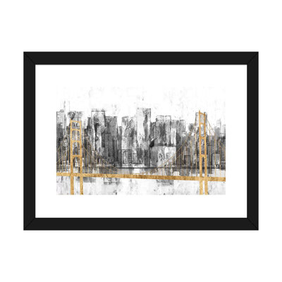 " Golden Bridge Panorama " by Jennifer Goldberger