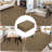 8'x10' Soft Plaid Washable Area Rug, Ultra-Thin Modern Stain Resistant Carpet for Home Office, Brown-227077061-227077059