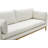 Langham Aldiana 89.5" Linen Textured Fabric Sofa-98536637