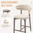 Upholstered 25'' Counter Stool with Solid Wood Frame-1871850528-1871850529