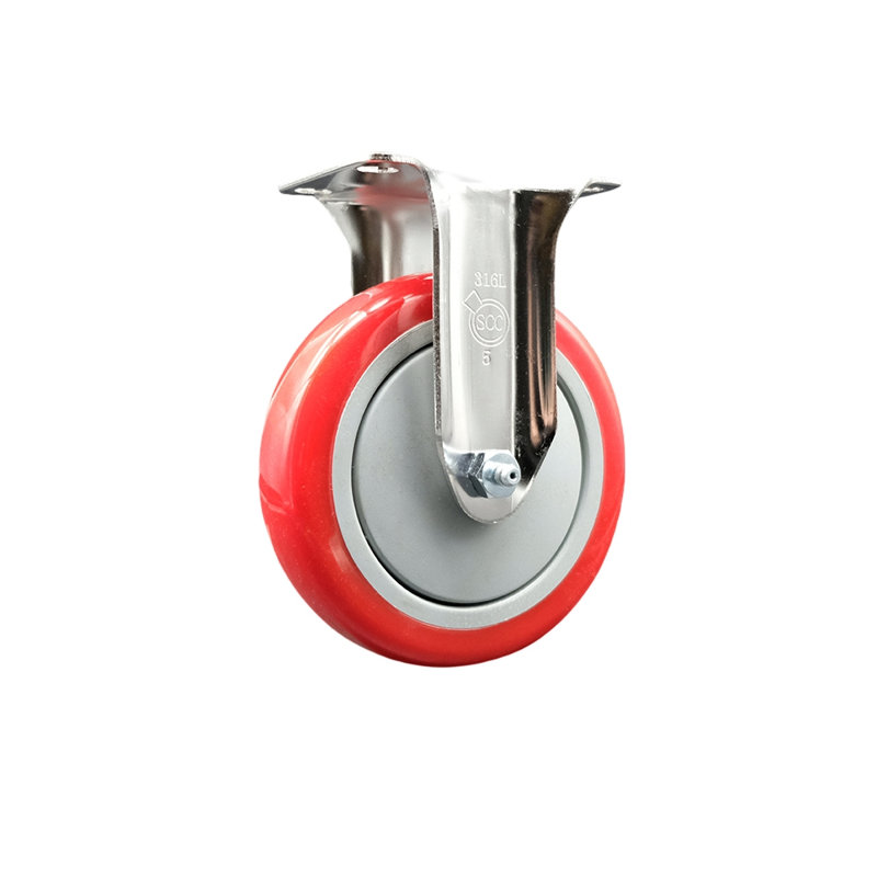 Polyurethane Caster, Red