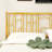 Metal Steel Platform Bed Frame with Iron-art Headboard (Queen Size) - Gold