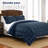 Martex Solid Color Reversible Comforter and Sham Bedding Set Super Soft Brushed Fabric-113386944-113386942