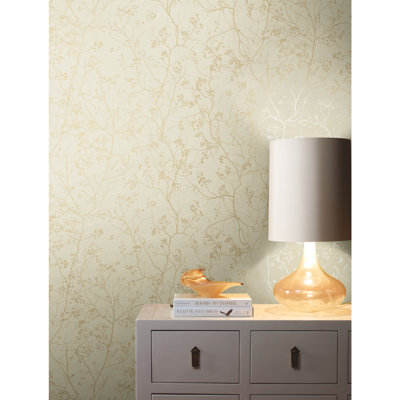 Double rouleau floral Swanson