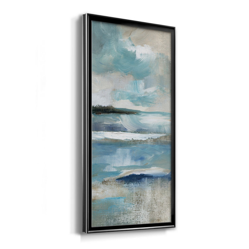 «Distant Drama I» - impression, Or, H 26,5 po x l 36,5 po x P 1,5 po
