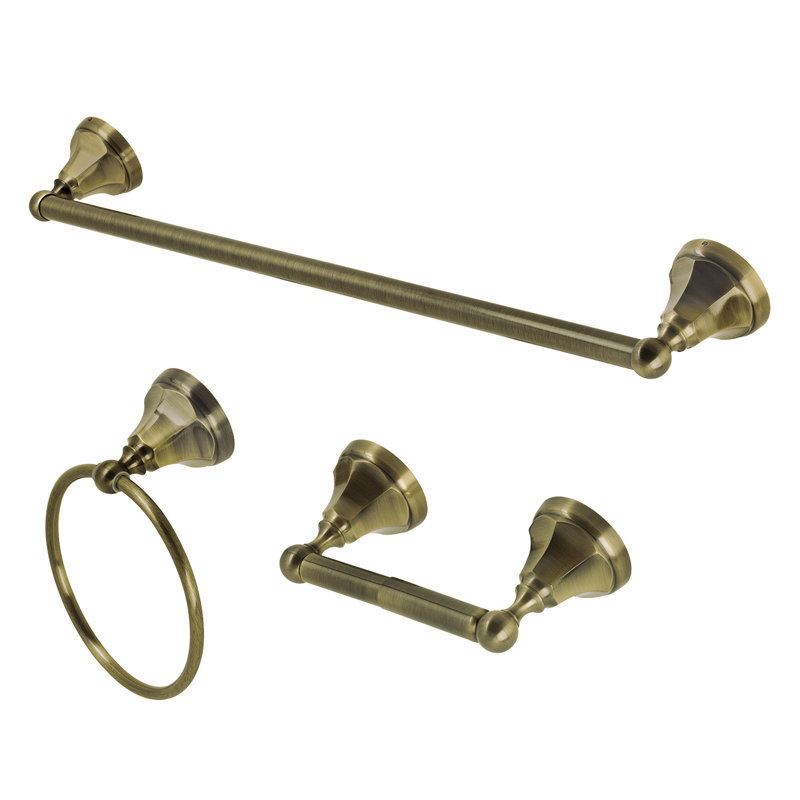Ensemble de quincaillerie de salle de bain 3 pièces Metropolitan