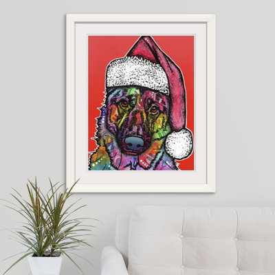 « christmas dog », impression