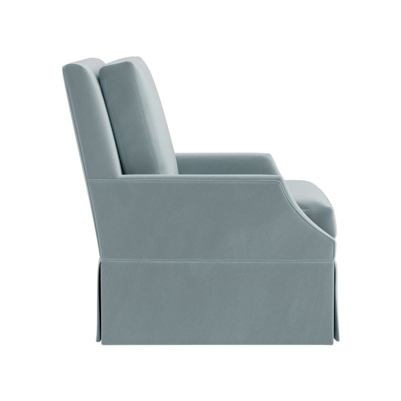 Universal Upholstery Upholstered Swivel Chair, Blue