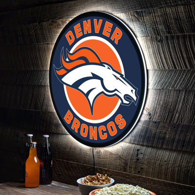 NFL LED Round Lighted Wall Sign