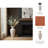 Krystaline Terracotta Vase Rustic Pottery Matte Finish Decorative Accent For Home, Office, Bedroom Or Living Room - 25" White