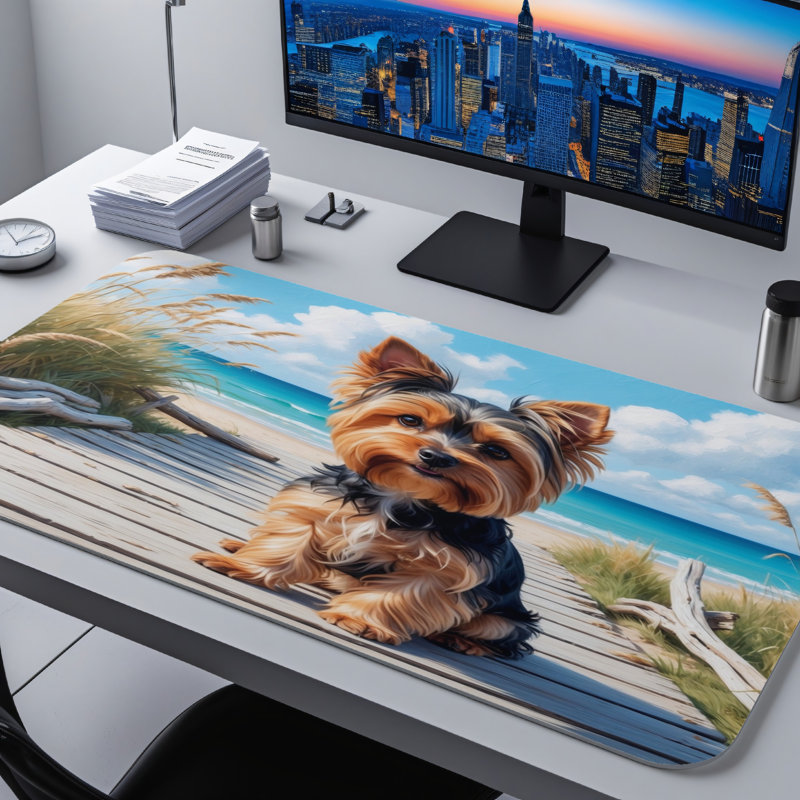 Polyester Desk Pad, 23.6x13.8