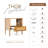 Carruthers Mid Century Modern Solid Wood Nightstand with Open Shelf, Premium Hevea Wooden Bedside Table With Ball Bearing Slide-561475988