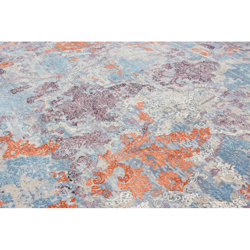 Fanciful Hand Knotted Area Rug