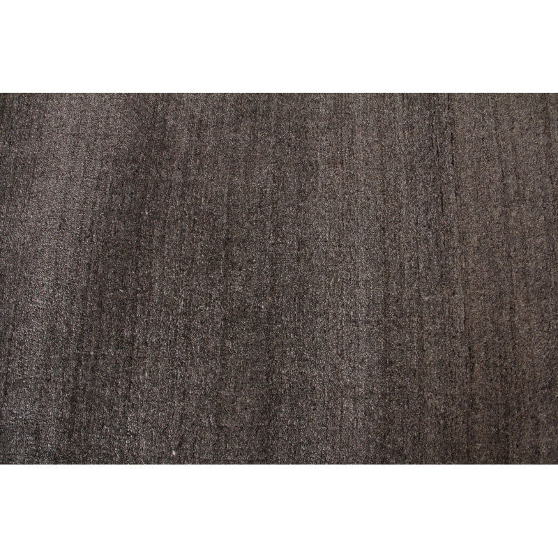Sanctuary Handmade Synthetic/Wool Gray/Light Brown Area Rug, Rectangle 6' x 9'