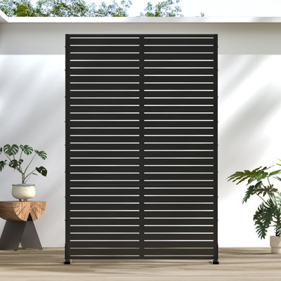 72" Metal Outdoor Privacy Screen