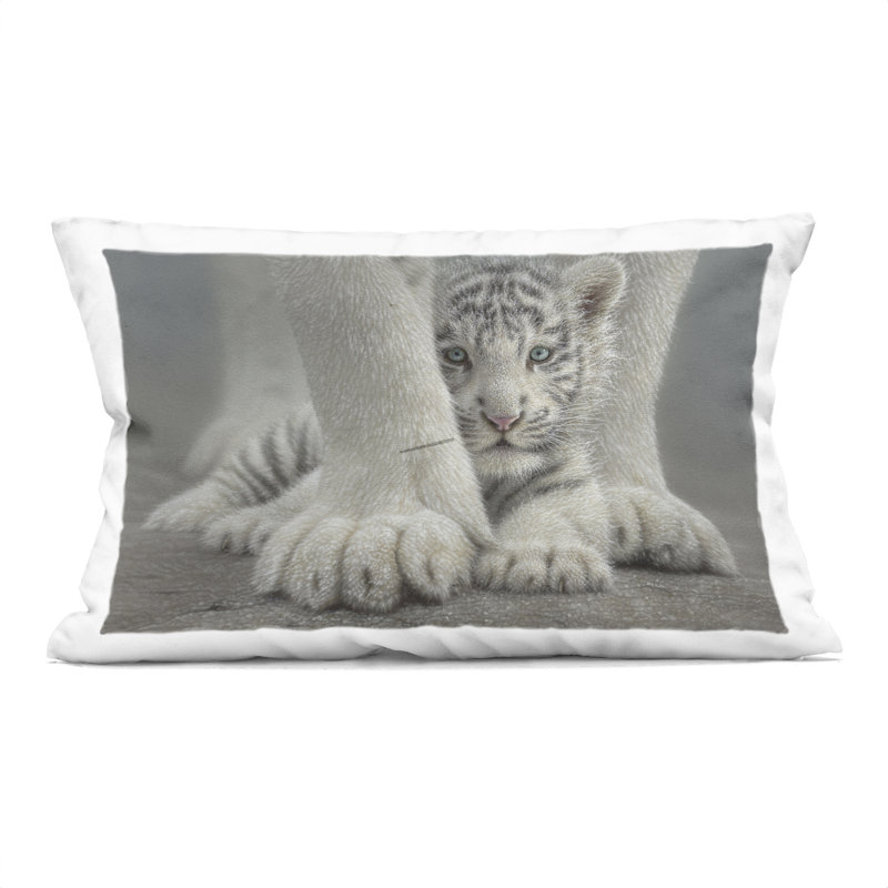 Coussin Shelter, Tigre gris