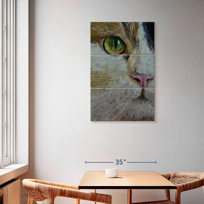 Brampt Calico Cat, 57" H x 36" W