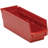Economy Shelf Bin, nesting, (7) divider slots, rear hanglock, molded-in label holder, polypropylene, case of 36-897495070-897495074