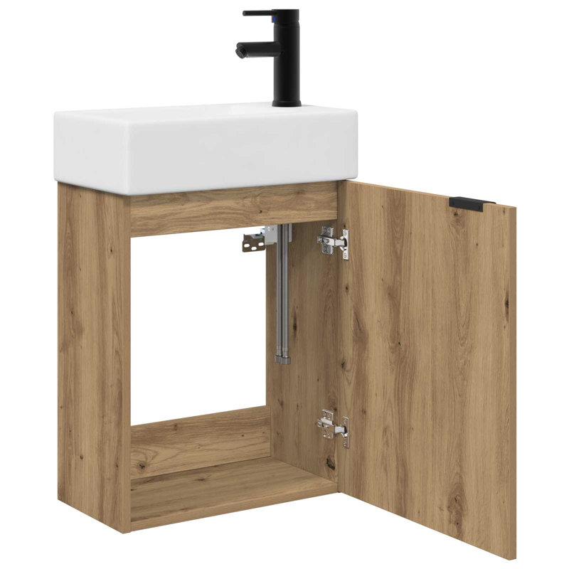 455 mm Bathroom Vanity, Artisan Oak