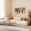 Abstrait vigne sur toile tendue sur toile tendue, ensemble de 1-2004267049