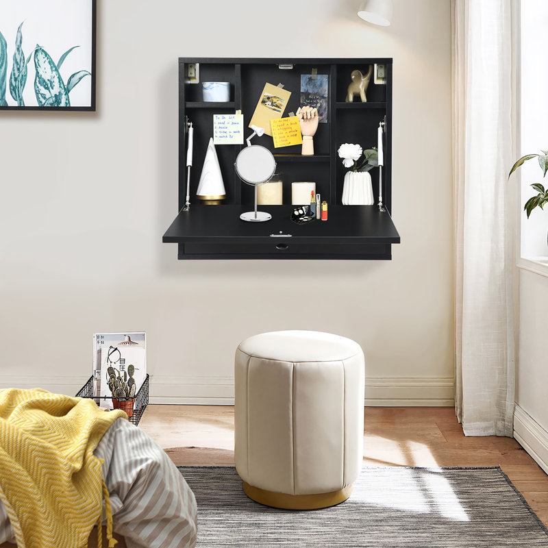Secretary Desk, Black