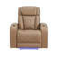 Fauteuil inclinable de style moderne Fortuner en bois et massage inclus - caramel