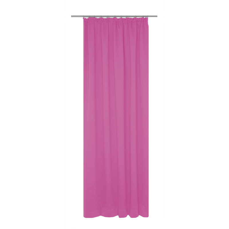 Zoee Pencil Pleat Blackout Single Curtain, 150cm H x 145cm W, Green